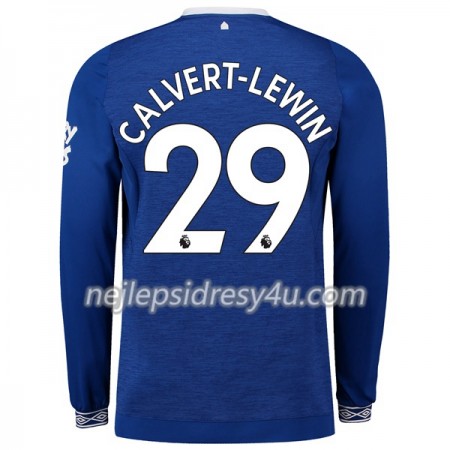 Fotbalový Dres Everton Calvert-lewin 29 Domácí 2018/19 Dlouhý Rukáv